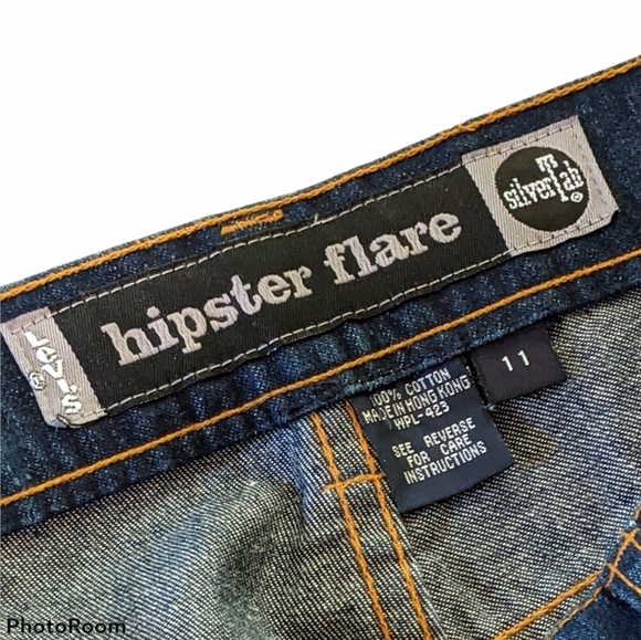 Silver Tab by Levi's hipster flare jeans 11 (tag) - Picture 3 of 10